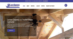 Desktop Screenshot of lucianocarpentry.com